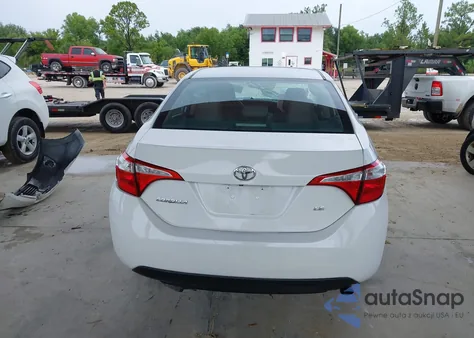 2015 Toyota Corolla Le from USA, damaged, VIN 2T1BURHE1FC410998